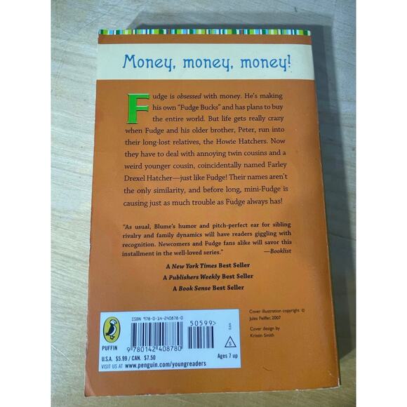 Judy Blume Kids Books Lot of 4 Double Fudge Superfudge Fudge O Mania More - Picture 9 of 11